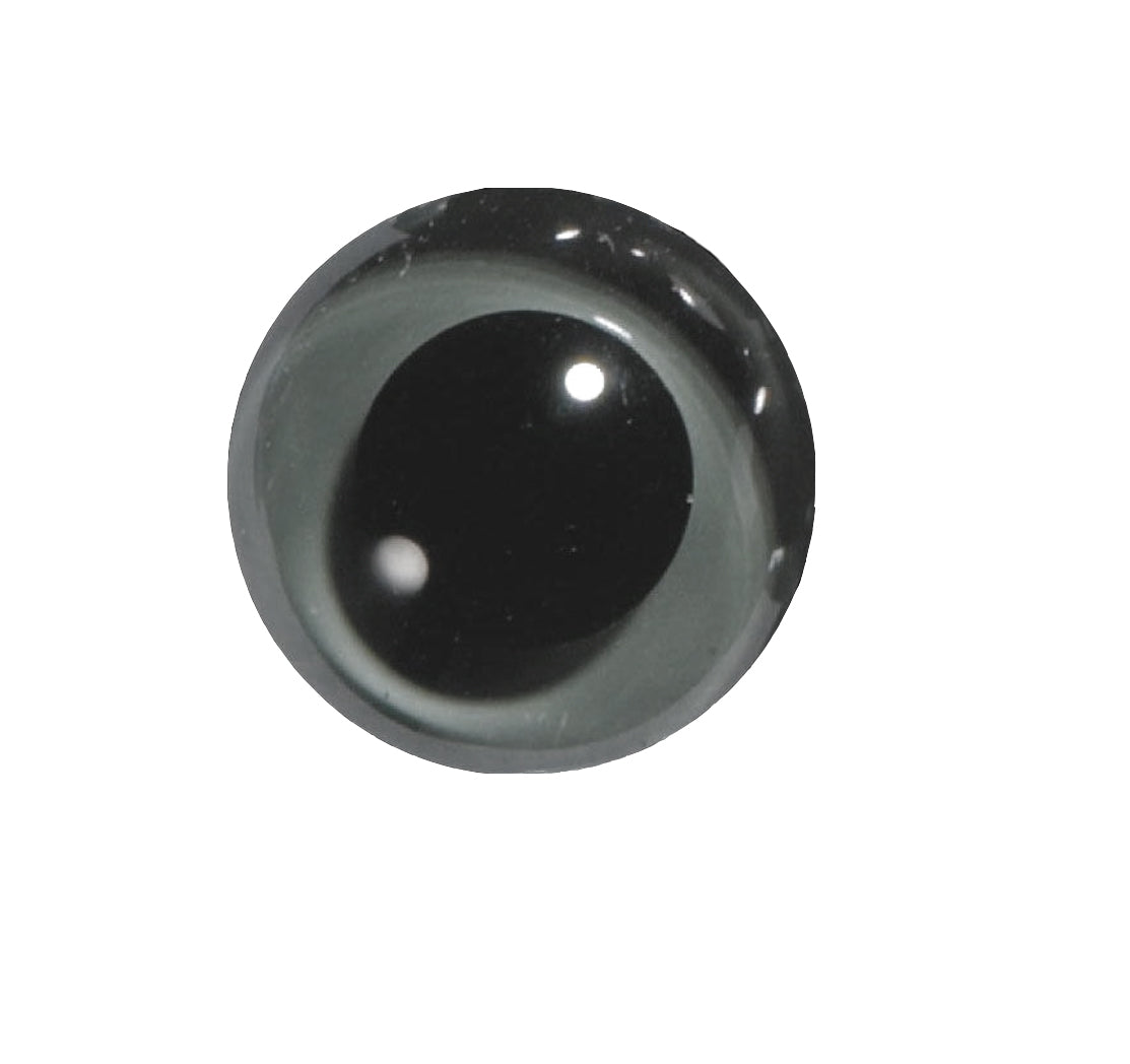 グラスアイ(14mm)チャコールグレー